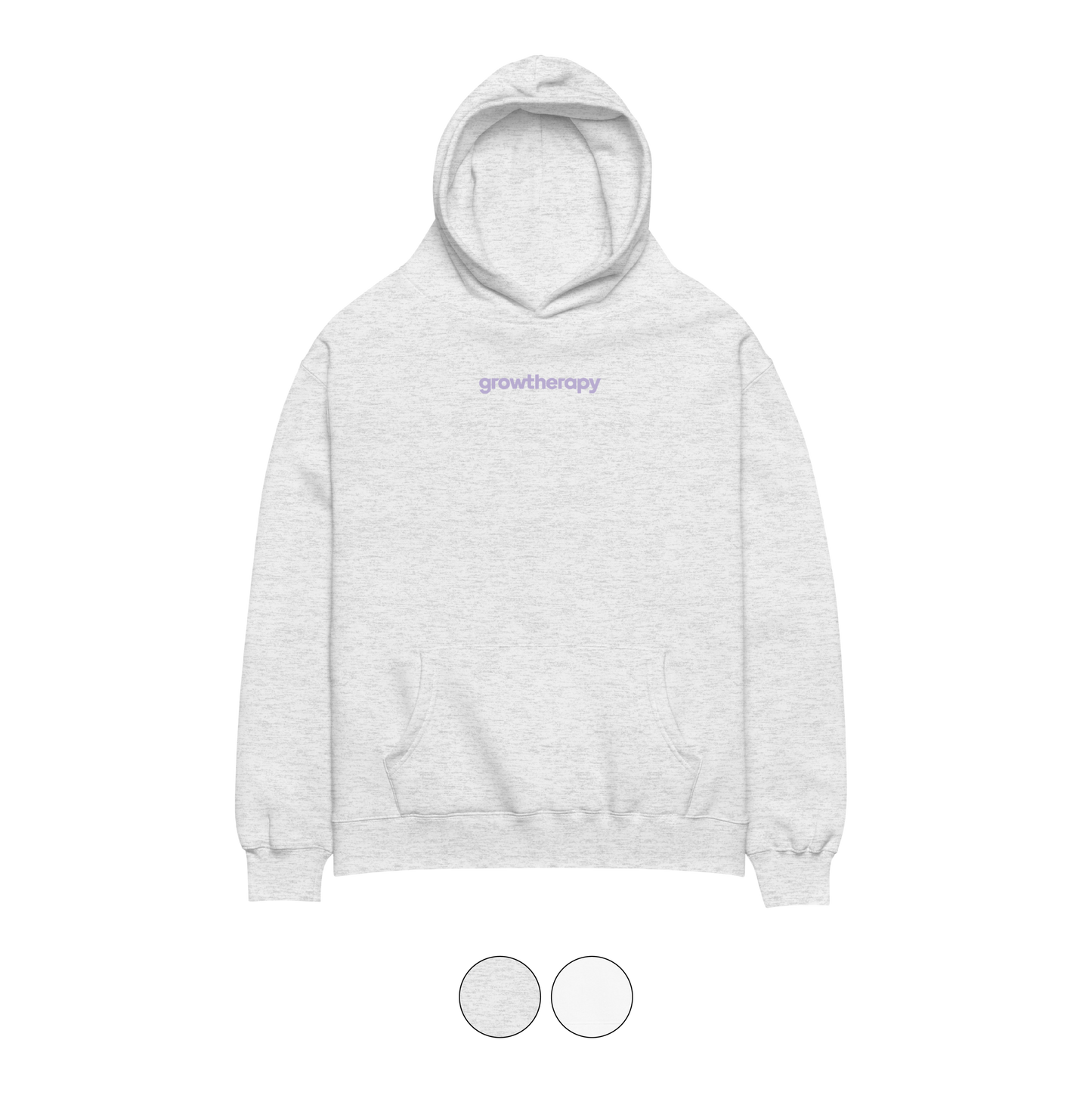 Grow with the Flow Back Design Oversized Hoodie