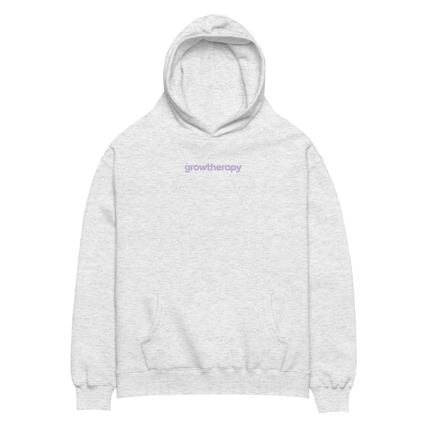 Grow with the Flow Back Design Oversized Hoodie