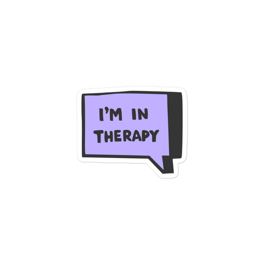 I'm in Therapy Sticker